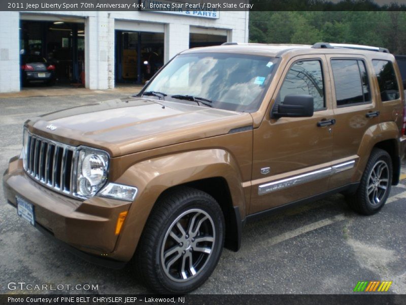 Bronze Star Pearl / Dark Slate Gray 2011 Jeep Liberty Sport 70th Anniversary 4x4