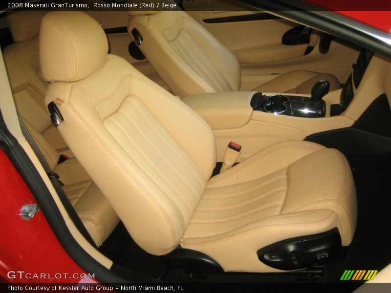 Rosso Mondiale (Red) / Beige 2008 Maserati GranTurismo