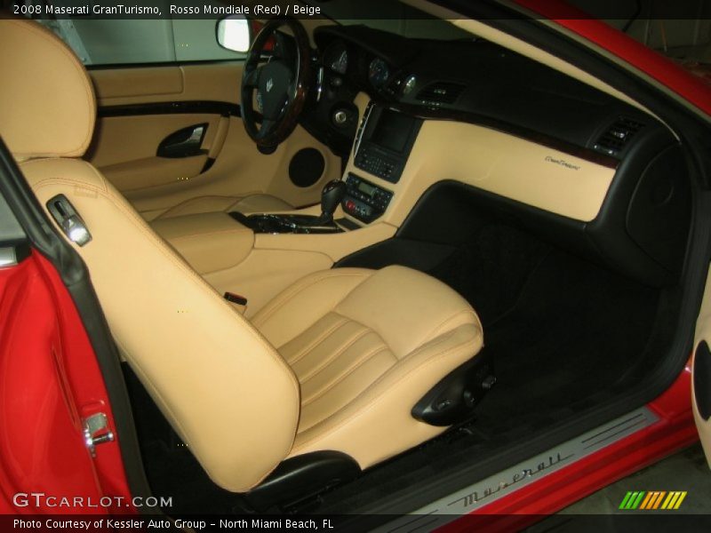 Rosso Mondiale (Red) / Beige 2008 Maserati GranTurismo