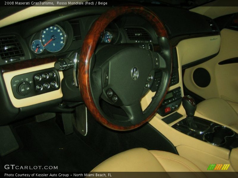 Rosso Mondiale (Red) / Beige 2008 Maserati GranTurismo