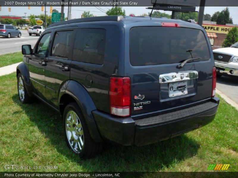 Modern Blue Pearl / Dark Slate Gray/Light Slate Gray 2007 Dodge Nitro SLT