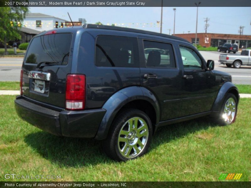 Modern Blue Pearl / Dark Slate Gray/Light Slate Gray 2007 Dodge Nitro SLT