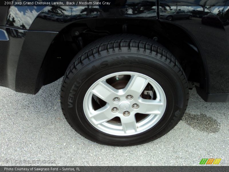 Black / Medium Slate Gray 2007 Jeep Grand Cherokee Laredo