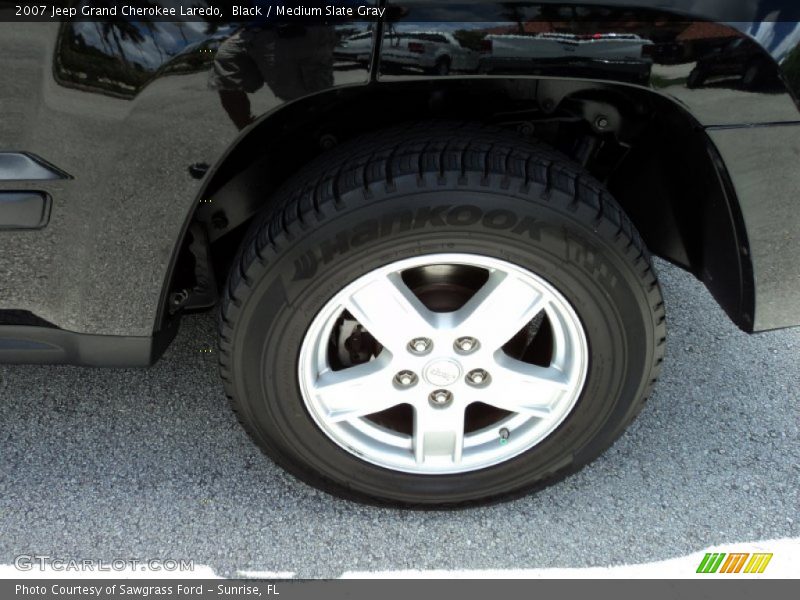 Black / Medium Slate Gray 2007 Jeep Grand Cherokee Laredo