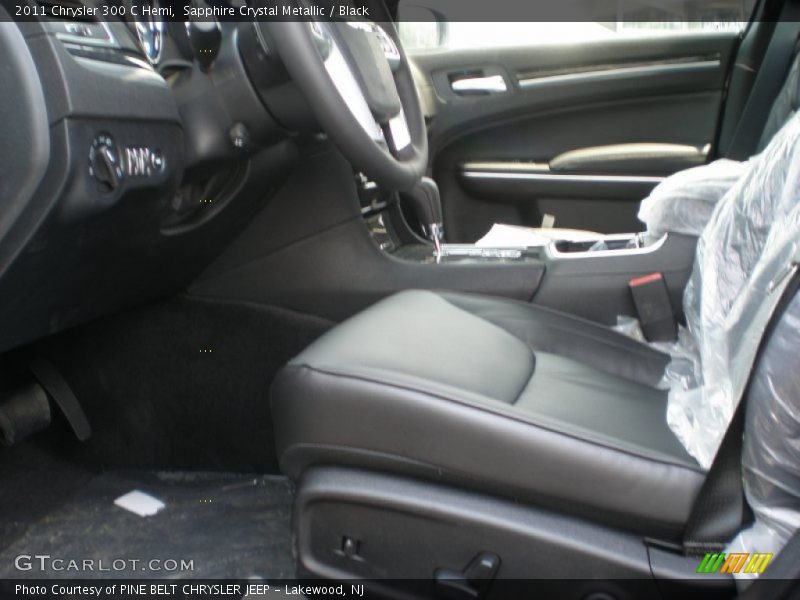Sapphire Crystal Metallic / Black 2011 Chrysler 300 C Hemi