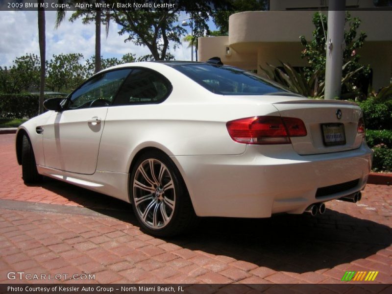 Alpine White / Black Novillo Leather 2009 BMW M3 Coupe