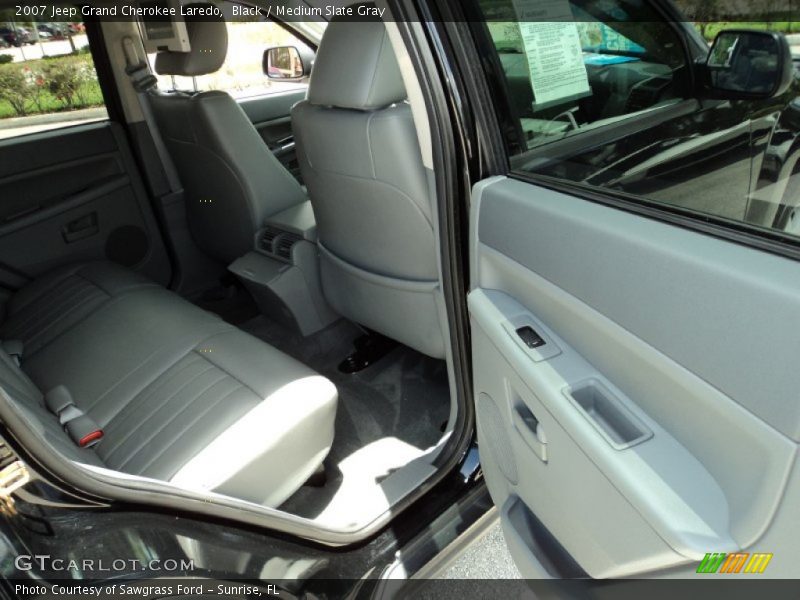 Black / Medium Slate Gray 2007 Jeep Grand Cherokee Laredo