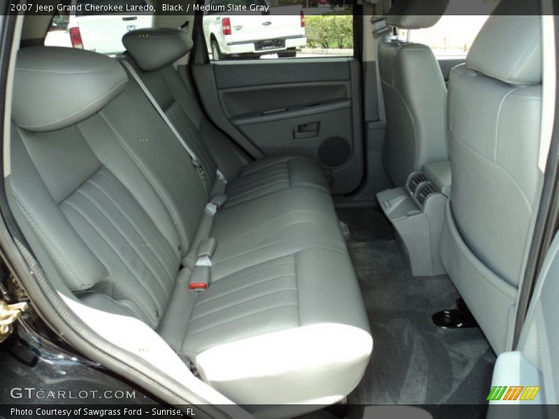 Black / Medium Slate Gray 2007 Jeep Grand Cherokee Laredo
