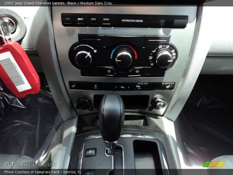 Black / Medium Slate Gray 2007 Jeep Grand Cherokee Laredo