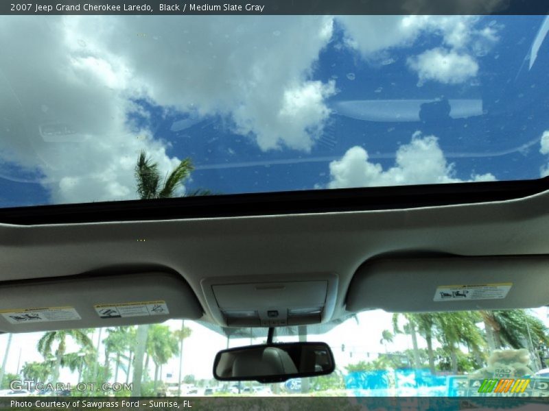 Black / Medium Slate Gray 2007 Jeep Grand Cherokee Laredo