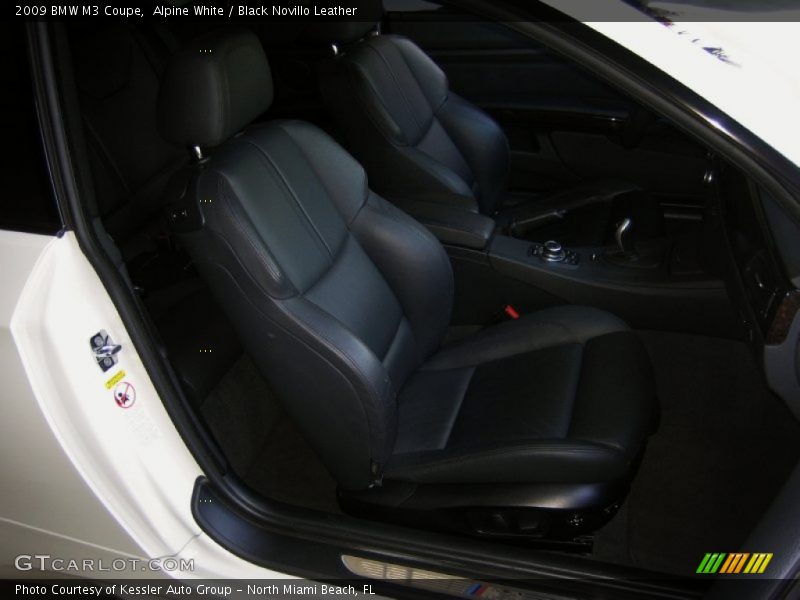 Alpine White / Black Novillo Leather 2009 BMW M3 Coupe