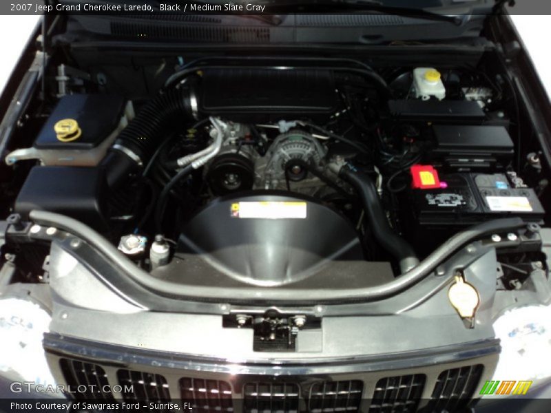 Black / Medium Slate Gray 2007 Jeep Grand Cherokee Laredo