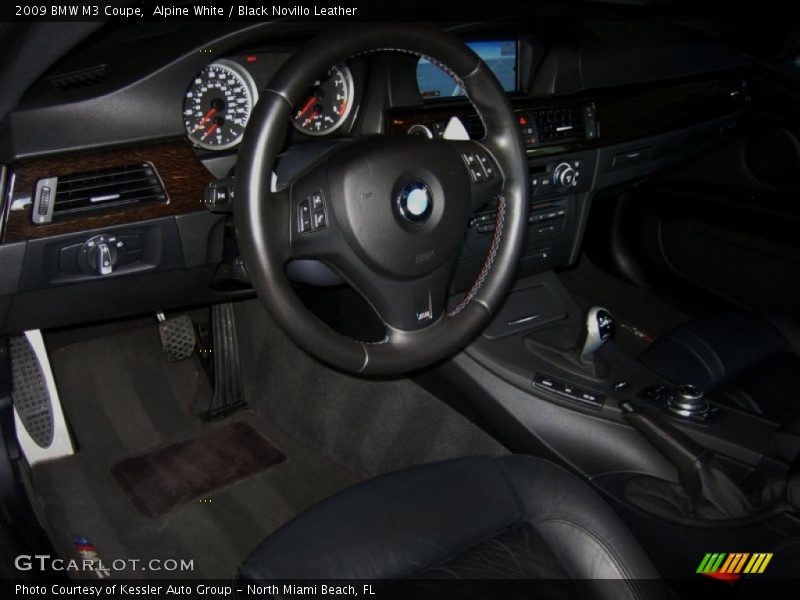 Alpine White / Black Novillo Leather 2009 BMW M3 Coupe