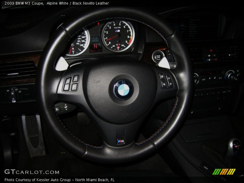 Alpine White / Black Novillo Leather 2009 BMW M3 Coupe
