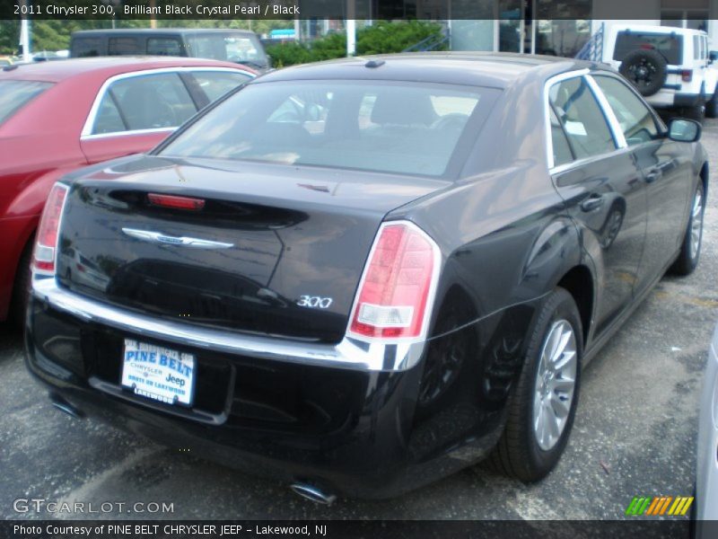 Brilliant Black Crystal Pearl / Black 2011 Chrysler 300
