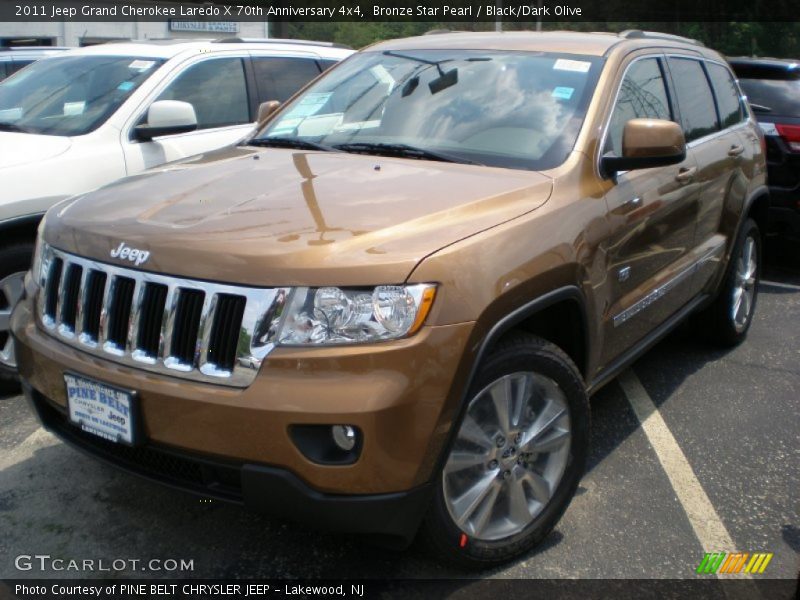 Bronze Star Pearl / Black/Dark Olive 2011 Jeep Grand Cherokee Laredo X 70th Anniversary 4x4
