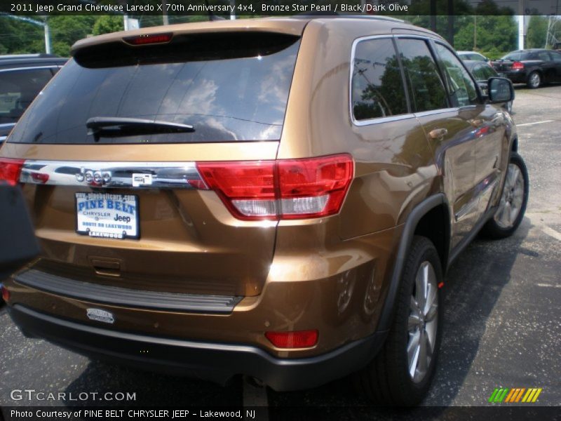 Bronze Star Pearl / Black/Dark Olive 2011 Jeep Grand Cherokee Laredo X 70th Anniversary 4x4