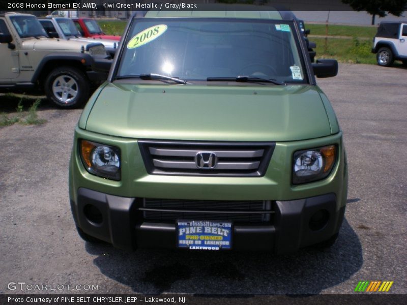 Kiwi Green Metallic / Gray/Black 2008 Honda Element EX AWD