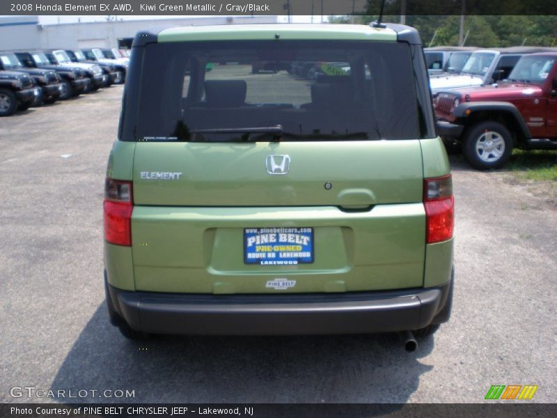 Kiwi Green Metallic / Gray/Black 2008 Honda Element EX AWD