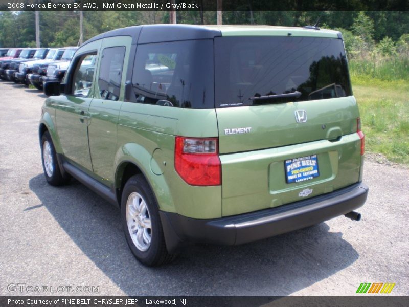 Kiwi Green Metallic / Gray/Black 2008 Honda Element EX AWD