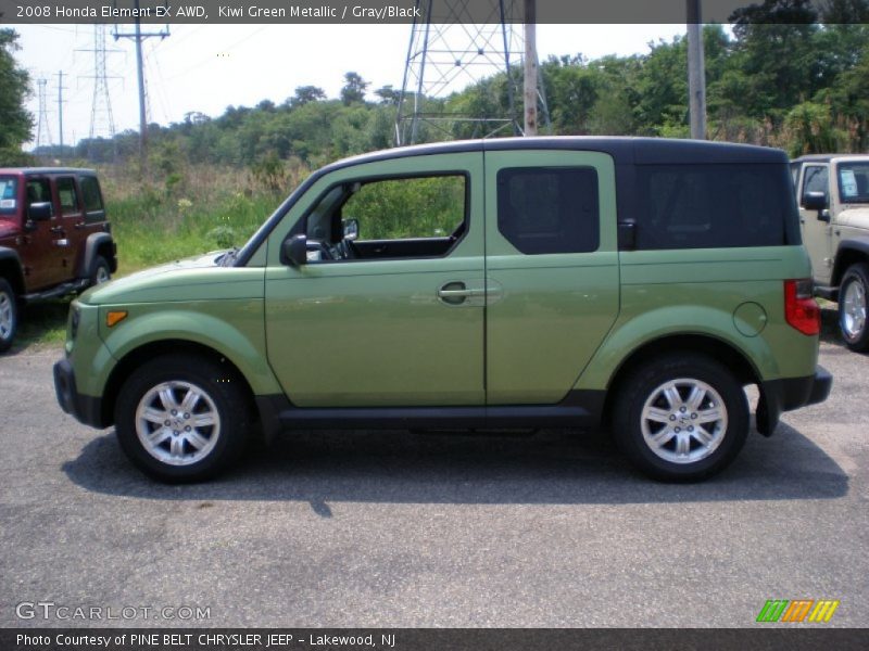 Kiwi Green Metallic / Gray/Black 2008 Honda Element EX AWD