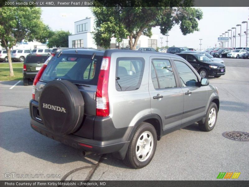 Pewter Pearl / Black 2006 Honda CR-V LX 4WD