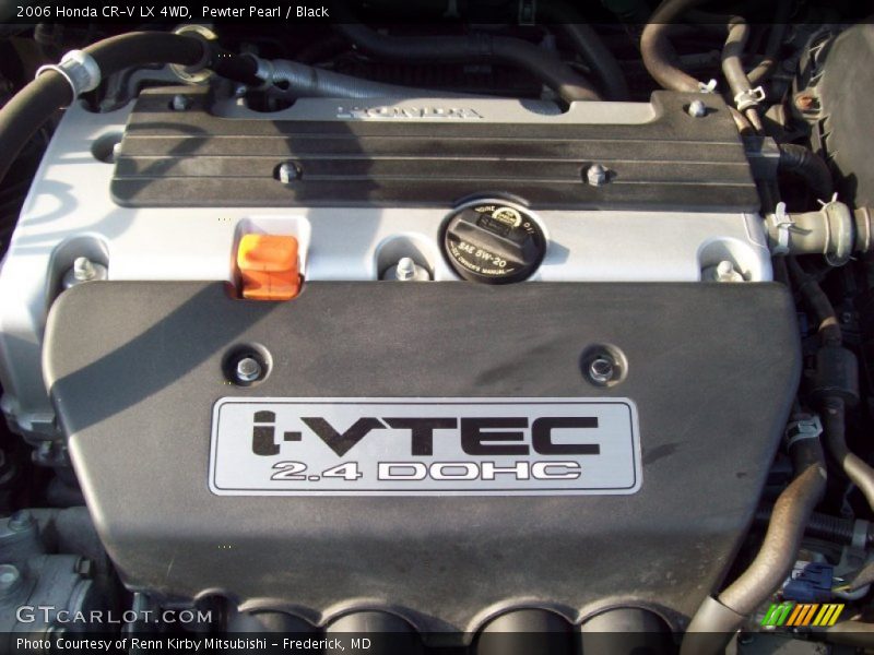 Pewter Pearl / Black 2006 Honda CR-V LX 4WD