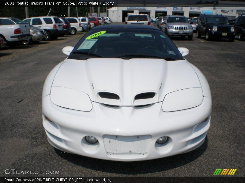 Arctic White / Ebony 2001 Pontiac Firebird Trans Am Coupe