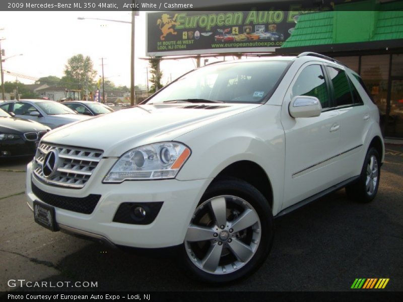 Arctic White / Cashmere 2009 Mercedes-Benz ML 350 4Matic