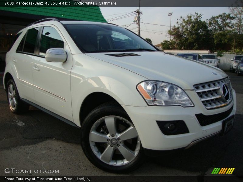 Arctic White / Cashmere 2009 Mercedes-Benz ML 350 4Matic