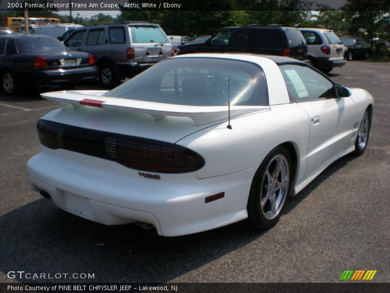 Arctic White / Ebony 2001 Pontiac Firebird Trans Am Coupe