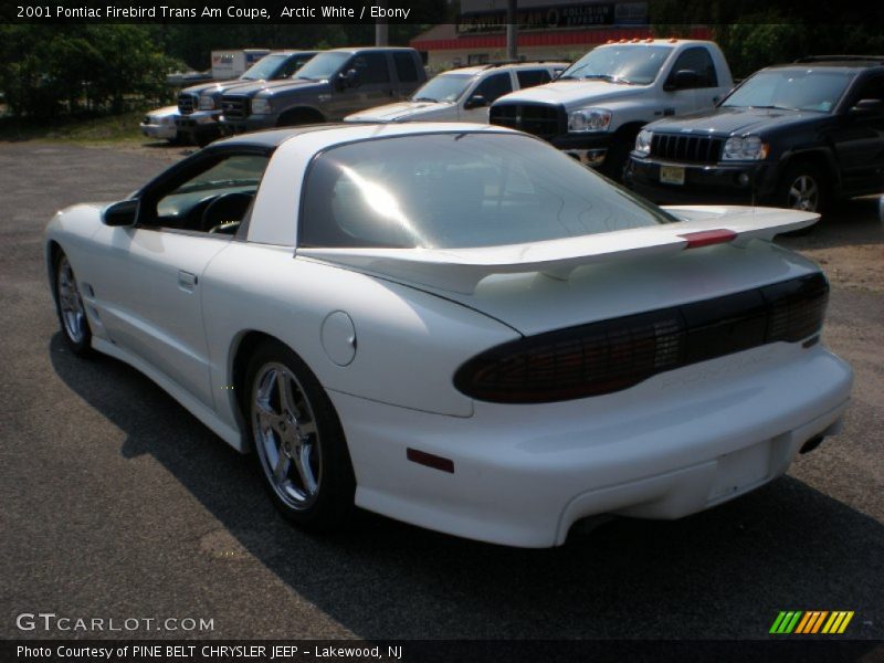 Arctic White / Ebony 2001 Pontiac Firebird Trans Am Coupe