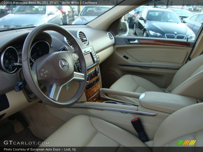 Arctic White / Cashmere 2009 Mercedes-Benz ML 350 4Matic