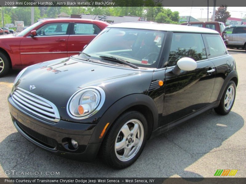 Astro Black Metallic / Black/Grey 2009 Mini Cooper Hardtop
