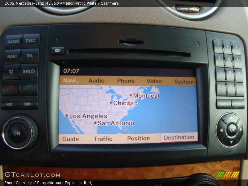 Arctic White / Cashmere 2009 Mercedes-Benz ML 350 4Matic