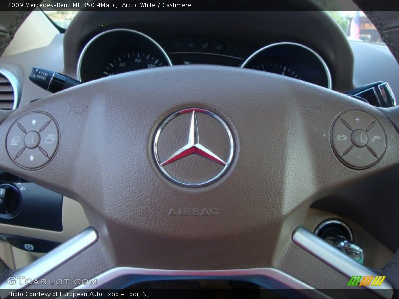Arctic White / Cashmere 2009 Mercedes-Benz ML 350 4Matic