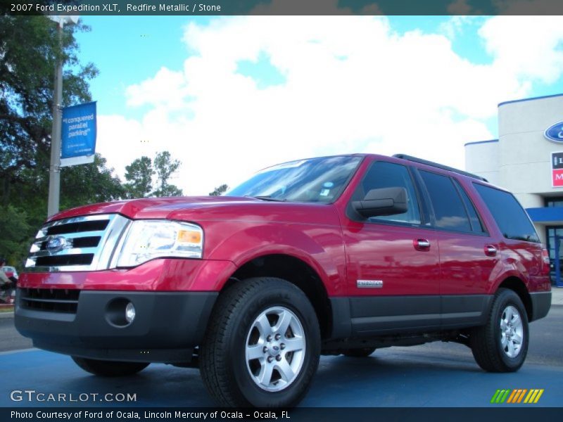 Redfire Metallic / Stone 2007 Ford Expedition XLT