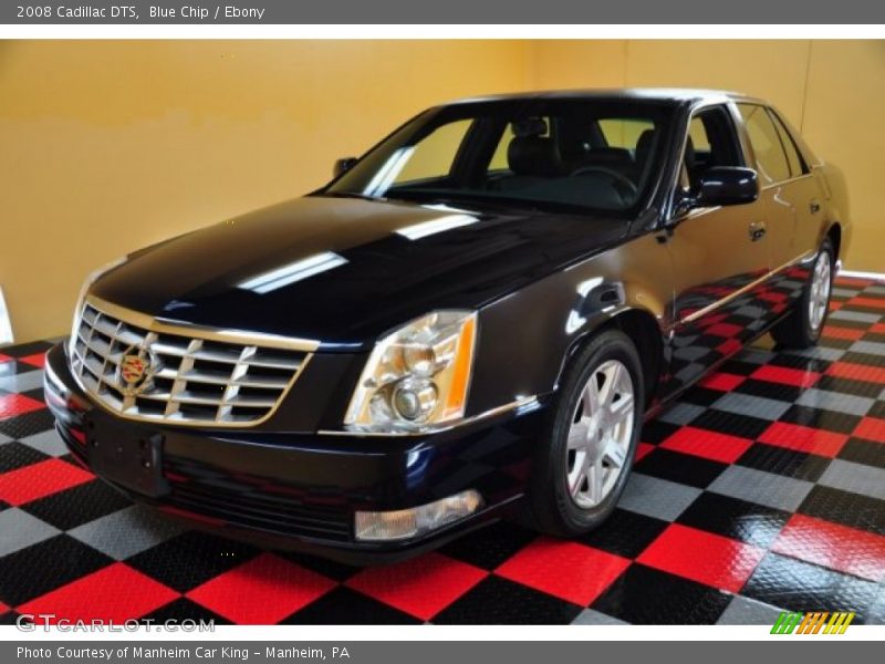 Blue Chip / Ebony 2008 Cadillac DTS