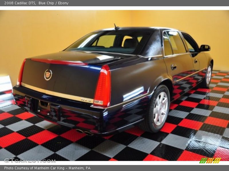 Blue Chip / Ebony 2008 Cadillac DTS