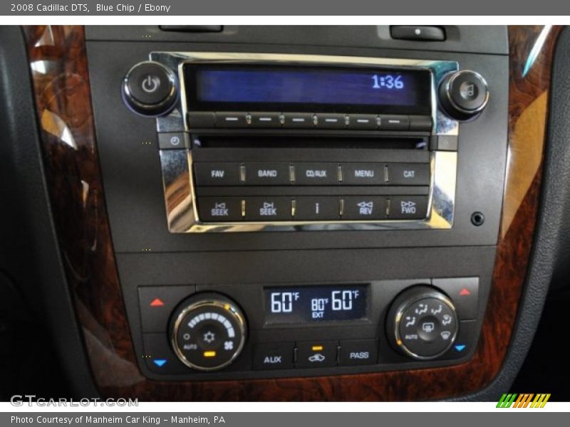 Blue Chip / Ebony 2008 Cadillac DTS