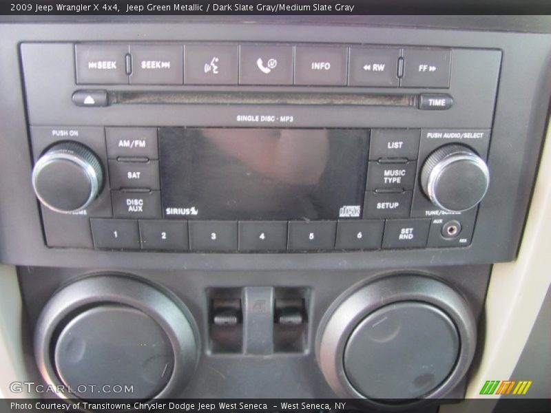 Jeep Green Metallic / Dark Slate Gray/Medium Slate Gray 2009 Jeep Wrangler X 4x4