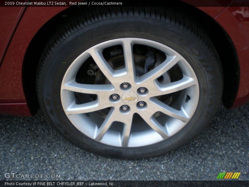 Red Jewel / Cocoa/Cashmere 2009 Chevrolet Malibu LTZ Sedan