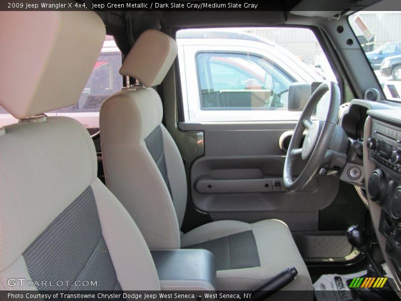 Jeep Green Metallic / Dark Slate Gray/Medium Slate Gray 2009 Jeep Wrangler X 4x4