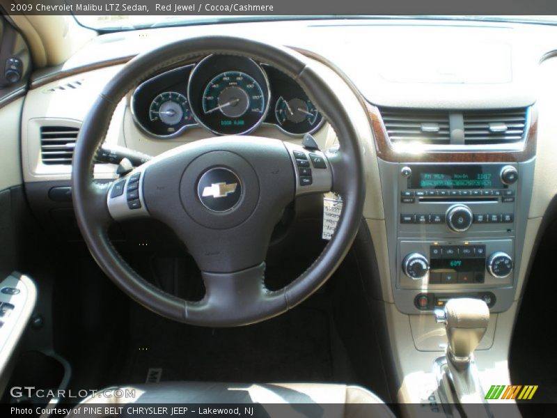 Red Jewel / Cocoa/Cashmere 2009 Chevrolet Malibu LTZ Sedan