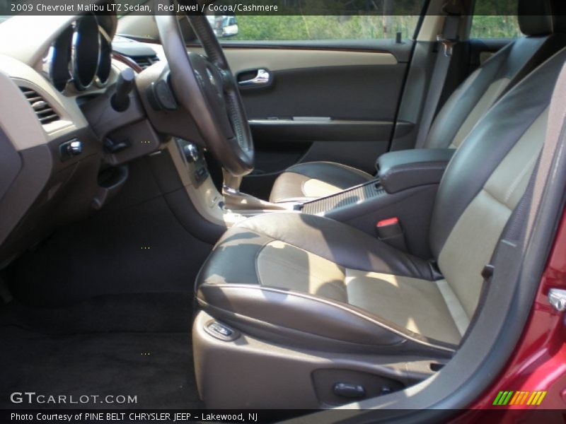 Red Jewel / Cocoa/Cashmere 2009 Chevrolet Malibu LTZ Sedan