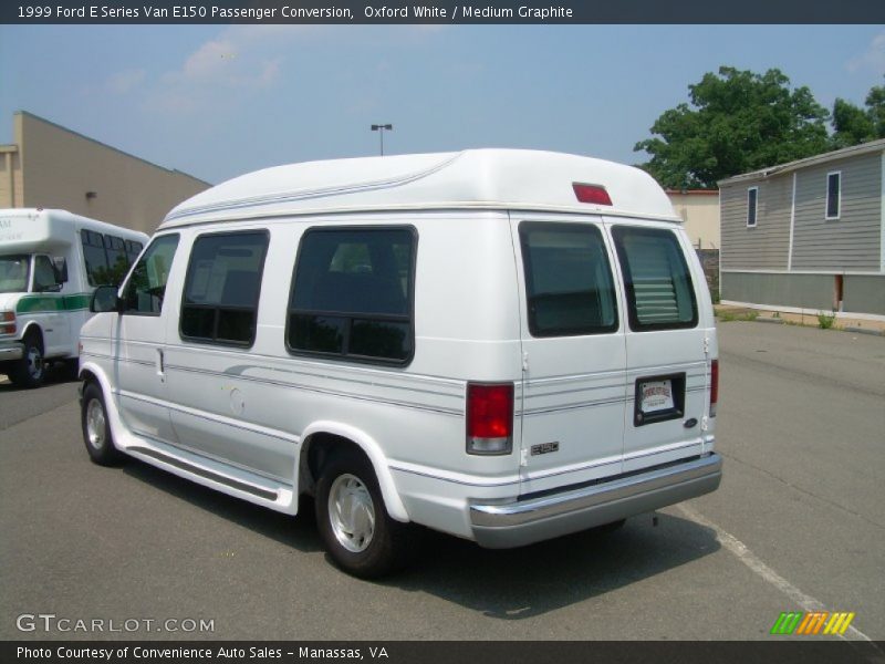 Oxford White / Medium Graphite 1999 Ford E Series Van E150 Passenger Conversion