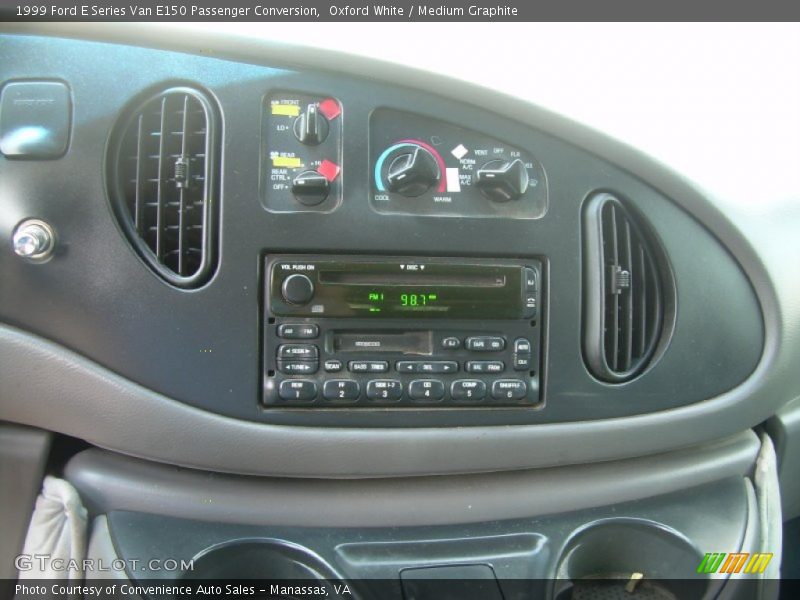Oxford White / Medium Graphite 1999 Ford E Series Van E150 Passenger Conversion