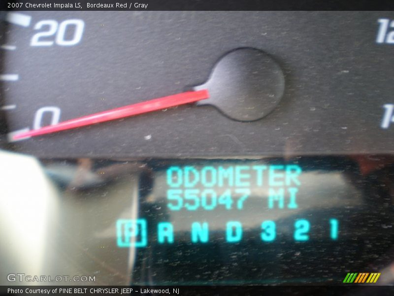 Bordeaux Red / Gray 2007 Chevrolet Impala LS