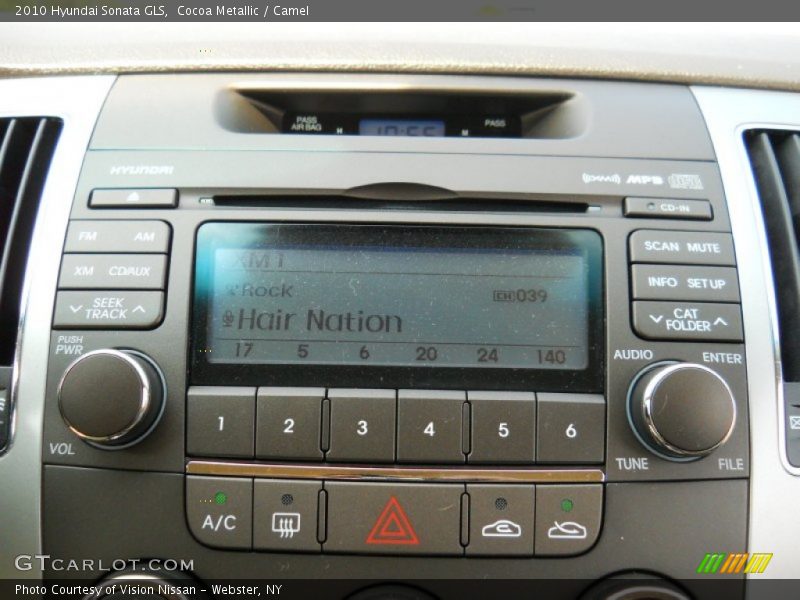 Cocoa Metallic / Camel 2010 Hyundai Sonata GLS
