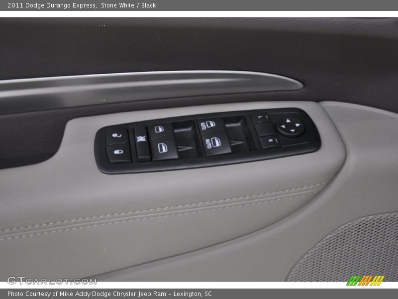 Stone White / Black 2011 Dodge Durango Express